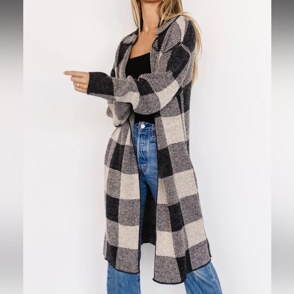 Baltic Born Toronto Cardigan XL black/taupe